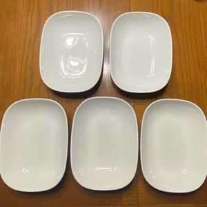 ALESSI Delta Airlines White Rectangular Bowl Dish